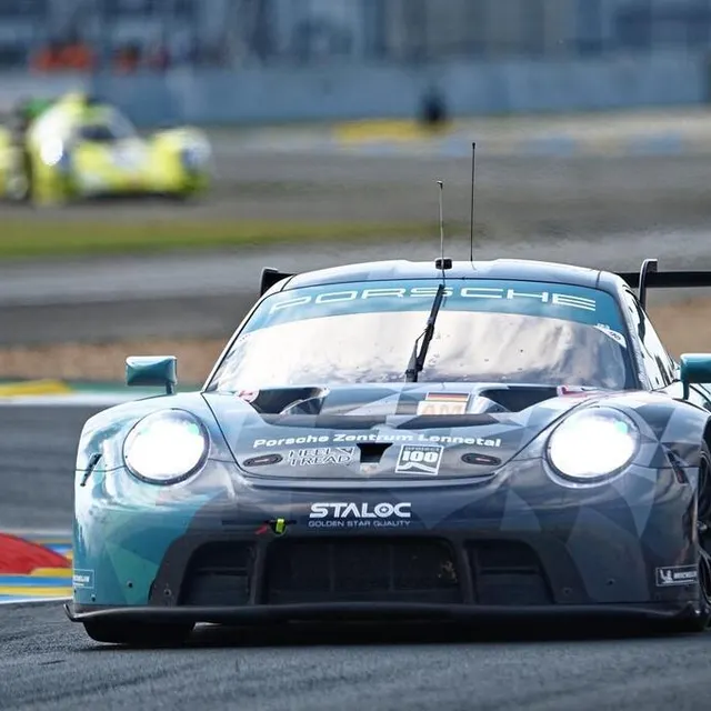 photo 24 heures du mans. sport mécaniques. automobilisme. endurance. championnat du monde. wec. world endurance championship.  essais. #88. dempsey proton racing. allemagne. porsche 911 rsr. lmgte am.  photo daniel fouray.  ©  daniel fouray / ouest-france