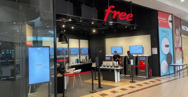photo  un magasin free a ouvert ses portes dans la galerie commerciale ce jeudi 19 août.  &copy;  ouest france 