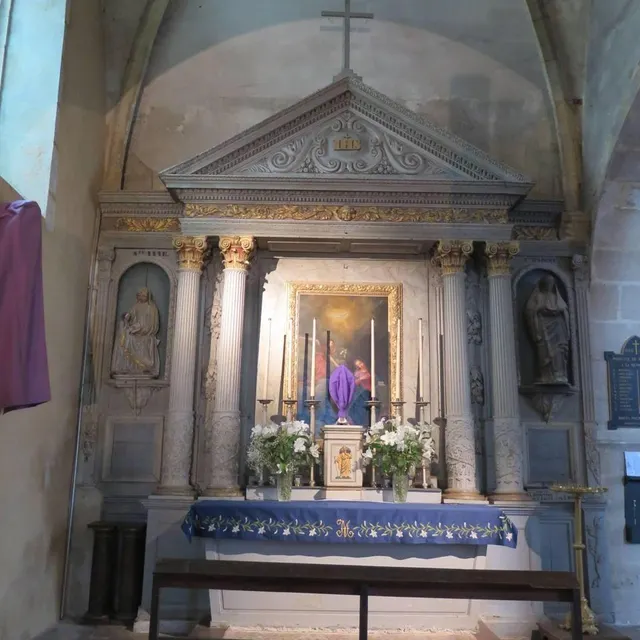 photo le retable de l’église de montmirail est classé comme monument historique.  ©  archives le maine libre
