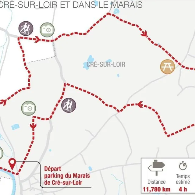 photo une belle randonnée du côté de cré-sur-loir.  ©  photo le maine libre