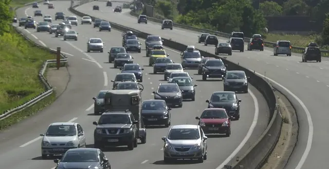 photo  un accident occasionne 8 kilomètres de bouchon sur l’a11, en direction de paris, ce dimanche 22 août 2021.  &copy;  archives le maine libre denis lambert 