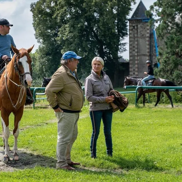 photo c’est dans un cadre idyllique, à beaupréau, qu’évoluent les chevaux de course d’henri-alex pantall.  ©  ouest-france