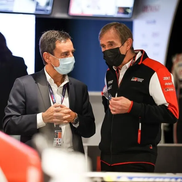 photo le nouveau règlement édicté par l'aco, présidé par pierre fillon, permettra aux marques de courir des deux côtés de l'atlantique.  ©  toyota gazoo racing