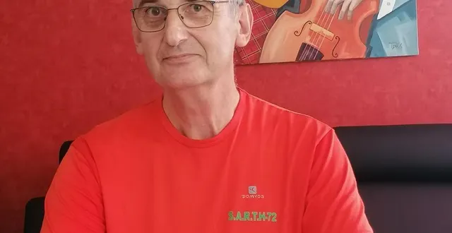 photo  mulsanne, jeudi 12 août. au domicile de gilles lhommeau, président du comité handisport de la sarthe.  &copy;  photo le maine libre 