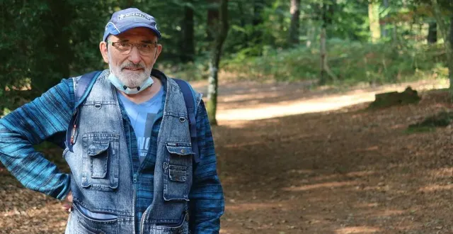 photo  mamertin d’adoption, jean-michel portales témoigne de son attachement à la forêt de perseigne, « la plus belle » qu’il ait visité.  &copy;  photo : le maine libre 