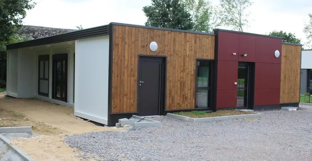 photo  la structure modulaire de la maison d’assistantes maternelles les fripons fresnayons, ouvrira ses portes le lundi 6 septembre.  &copy;  le maine libre 