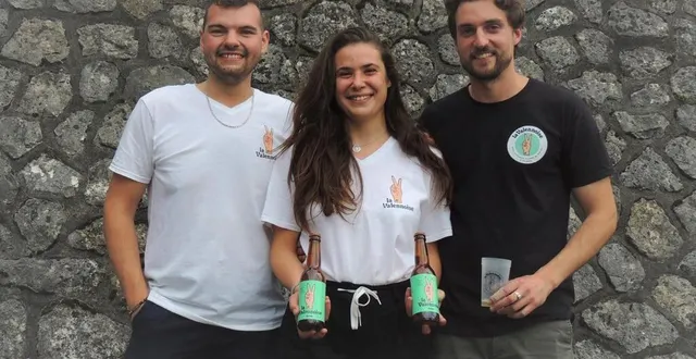 photo  thomas, gina et quentin, heureux créateurs d’une jolie valennoise de 4,5 degrés.  &copy;  le maine libre 