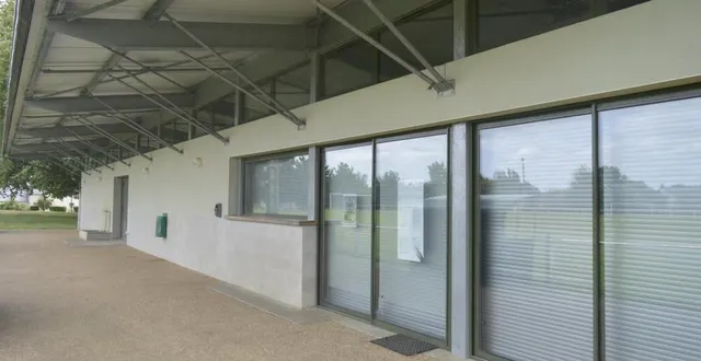 photo  les travaux du local du foot sont terminés.  &copy;  le maine libre 