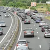 photo  des bouchons sont attendus en ce moment sur l’a11. 
