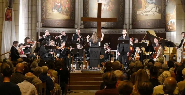photo  272 spectateurs ont assisté au spectacle de clôture du festival de sablé, samedi 28 août, en l’église notre-dame de sablé.  &copy;  le maine libre 