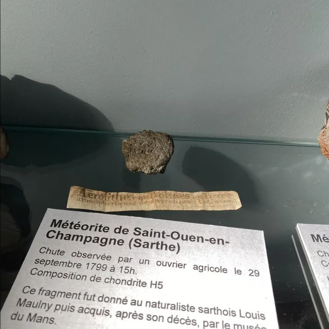 photo la météorite de saint-ouen-en-champagne s’est écrasée en 1799.  ©  ouest-france