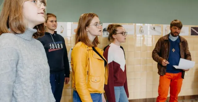 photo  le collège propose l’option chorale pour les élèves de la 6e à la 3e.  &copy;  ouest-france 