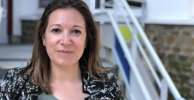 photo  sophie guillin, 43 ans, arrive à la tête de l’école du sacré-cœur à saint-georges des groseilliers (orne)  &copy;  ouest-france 