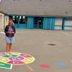 photo  « durant l’été, les jeux des cours ont fait l’objet d’un marquage au sol très pratique pour faire respecter le protocole sanitaire », indique isabelle fouqueray. 