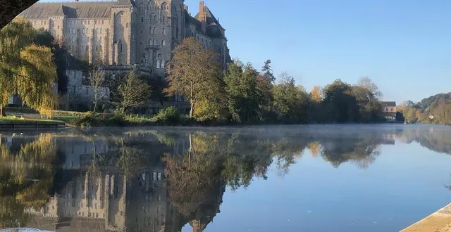 photo  l’abbaye de solesmes est un haut lieu du chant grégorien.  &copy;  photo le maine libre 