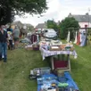 photo  belle affluence au vide-greniers pendant les deux jours. 