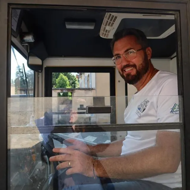 photo olivier renard conduit le petit train de la ferté-bernard depuis 2006.  ©  le maine libre