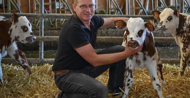 photo  villaines-sous-lucé, jeudi 2 septembre 2021. olivier lebert, le tout nouveau président de la chambre d’agriculture de la sarthe, savoure ces retrouvailles avec la foire du mans.  &copy;  photo le maine libre – yvon loué 