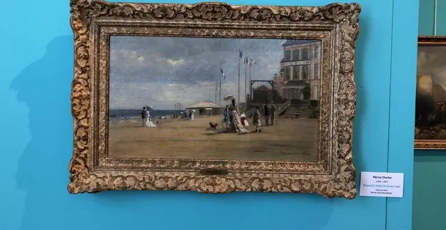 photo  « trouville, hôtel de la mer » est actuellement exposé au musée de flers (orne).  &copy;  ouest-france 
