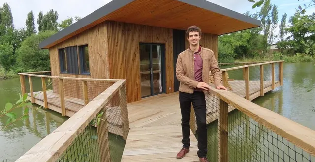 photo  bressuire, 6 août 2021. théo chavignon s’est lancé dans l’habitat alternatif après son année en norvège.  &copy;  co – marion henriet 