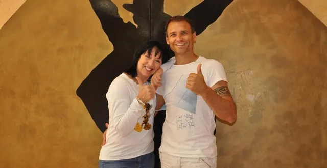 photo  brigitte et guillaume foucher prêts pour une nouvelle saison à la tête respectivement de sablé danse mania et de zumba’titude.  &copy;  le maine libre 