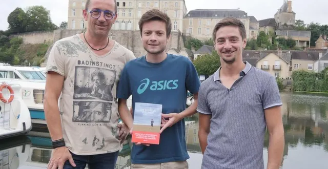 photo  stéphane peltier, alexandre allain et corentin peltier.  &copy;  le maine libre 