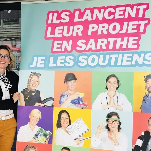 photo avec son circuit oenotouristique, véronique blanchard souhaite montrer aux clients des évènements automobiles qu’il y a « un coin en sud sarthe où l’on produit des vins somptueux ».  ©  le maine libre