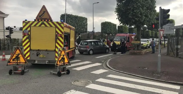 photo  la septuagénaire a été percutée au niveau du passage piétons situé à l’angle de l’avenue de quakenbrück et de la rue des sainfoins.  &copy;  ouest-france 
