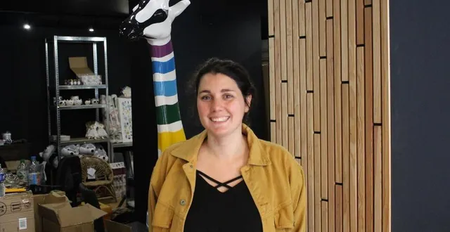 photo  maud chaligné, gérante de la nouvelle boutique kraft.  &copy;  ouest-france 