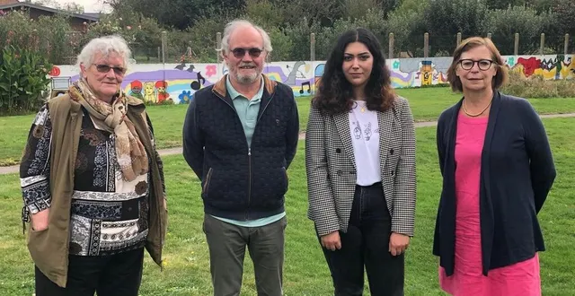photo  marie-juliette ferret, gérard pincepoche, manon favet et élisabeth masson.  &copy;  ouest-france 