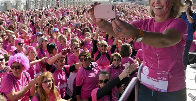 photo  nathalie vincent, la marraine de l’édition 2019, ici avant le départ.  &copy;  archives le maine libre 