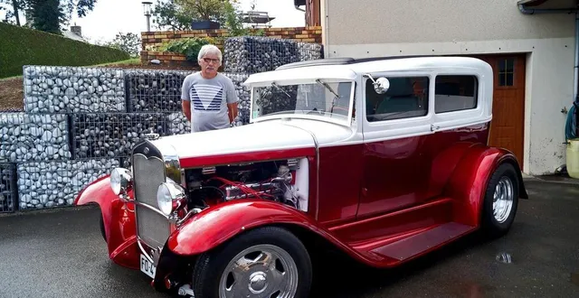 photo  en fonction de la luminosité, les reflets de la hot rod ne sont jamais les mêmes.  &copy;  ouest-france 