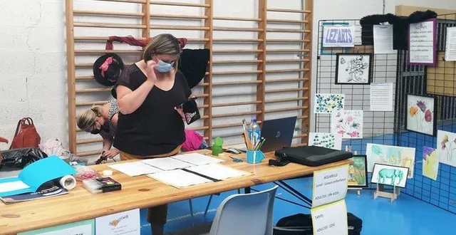 photo  l’association lez’arts était présente au forum des associations.  &copy;  ouest-france 