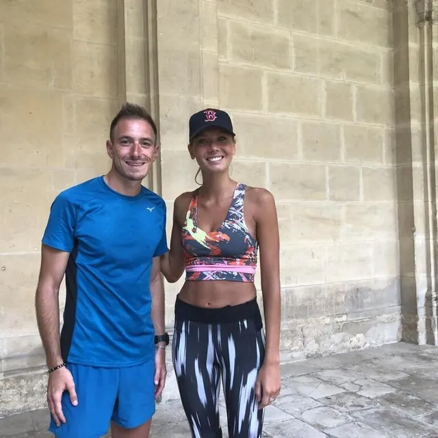 photo dorian louvet a effectué la dernière étape le 21 août, en compagnie de l’actuelle miss france, amandine petit.  ©  ouest-france