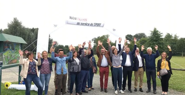 photo  les parcours terre de jeux 2024 des treize communes maine cœur de sarthe ont été inaugurés et seront à découvrir dès ce jeudi 23 septembre.  &copy;  le maine libre 