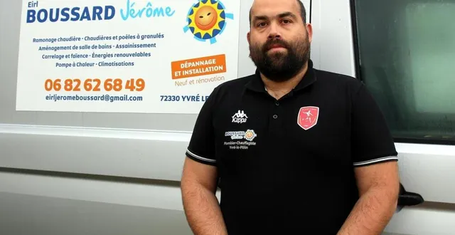 photo  jérôme boussard est électricien-plombier-chauffagiste.  &copy;  le maine libre 