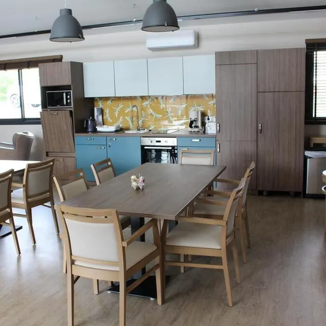 photo la pièce de vie des boutons d’or n’est en rien semblable à une structure de soins.  ©  photo archives le maine libre