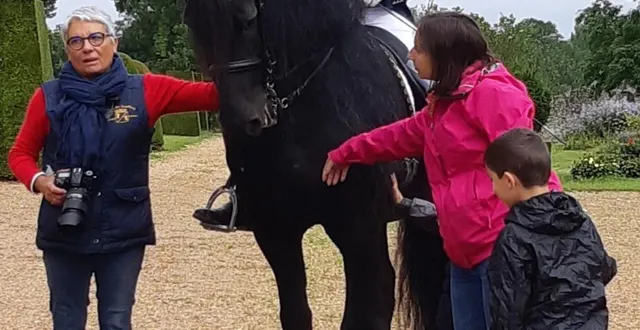 photo  les audry sont venus avec hibert dit bibi.  &copy;  le maine libre 