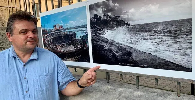 photo  gilles murail espère exposer les photos d’art et fléchir dans un lieu inédit au cours de l’automne.  &copy;  le maine libre 
