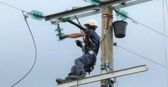 photo  en septembre 2021, enedis a réalisé des travaux de rénovation du réseau de distribution d’électricité à fay, pruillé-le-chétif et saint-georges-du-bois, dans l’agglomération du mans (sarthe).  &copy;  ouest-france 