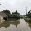 photo  le 13 juillet 2021, plusieurs communes de l’orne avaient été inondées, comme ici à gacé. 