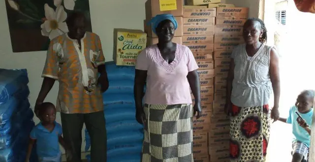 photo  malgré la pandémie, l’an dernier, l’association marie-noëlle a pu verser 4 000 € pour une aide alimentaire d’urgence au village de peykouk-sérère, au sénégal.  &copy;  ouest-france 