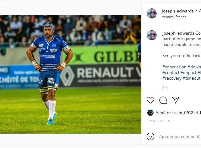 photo la publication personnelle de joseph edwards.  ©  instragram joseph edwards