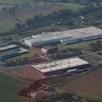 photo  le pôle normand’innov et l’usine faurecia à caligny, au nord de flers, dans l’orne. 