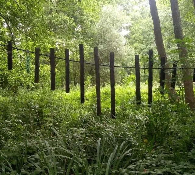 Ces bouts de bois reliés les uns aux autres sont des vestiges d’une ancienne bastille fabriquée puis brûlée chaque année à Lavaré, à l’occasion du 14 juillet. Ouest-France photo ces bouts de bois reliés les uns aux autres sont des vestiges d’une ancienne bastille fabriquée puis brûlée chaque année à lavaré, à l’occasion du 14 juillet. © ouest-france