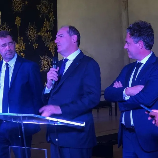 photo le premier ministre jean castex, à jean-lurçat, lors des journées parlementaires lrem à angers.  ©  ouest-france