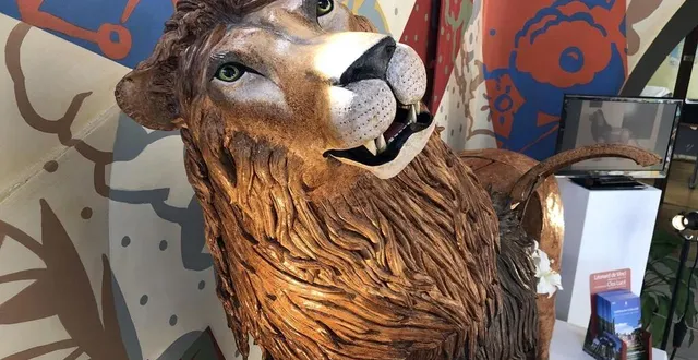 photo  un lion de deux mètres et 150 kg.  &copy;  ouest-france 