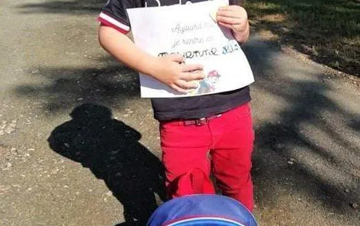 photo  paul gaineau tison, de retour de l’école.  &copy;  le maine libre 