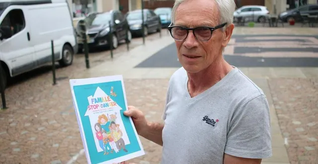 photo  avec une illustratrice, philippe ramage a imaginé un guide illustré à destination des enfants pour prévenir les accidents au domicile dont sont victimes les jeunes enfants.  &copy;  ouest-france 