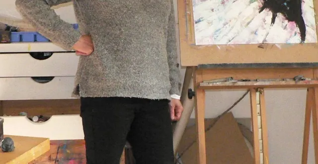 photo  « je suis dans une période de transition », confie l’artiste.  &copy;  ouest-france 